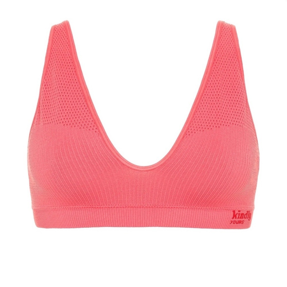 2 Kindly Yours Women’s Wire-Free Seamless Plunge Bralette